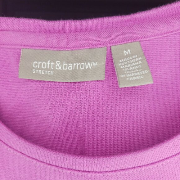 #137 3/$18 - Croft & Barrow Purple Tank Top Size Medium - Picture 4 of 4
